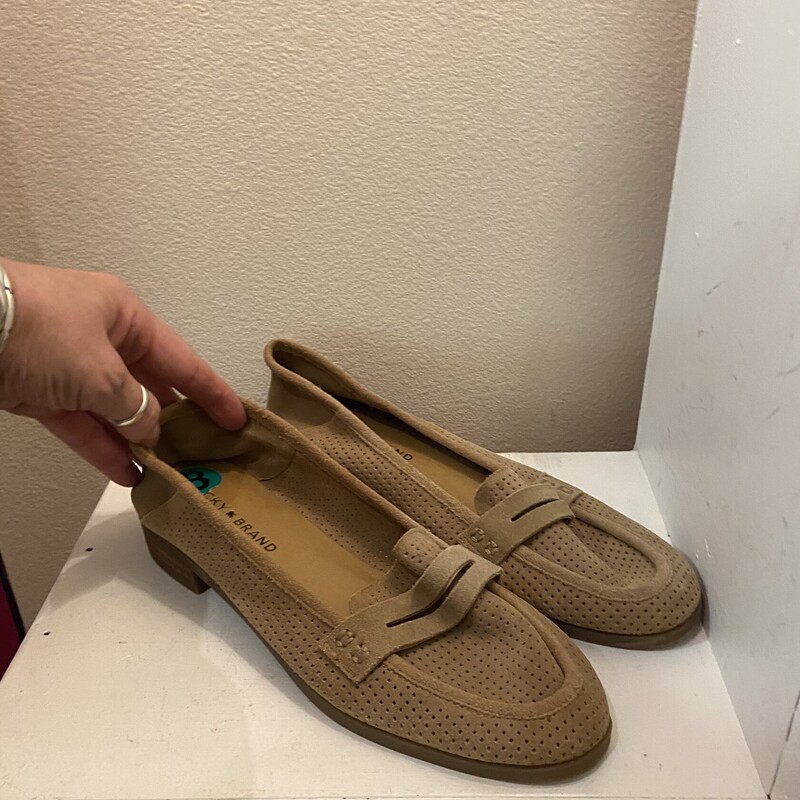 Tan Lther Loafer