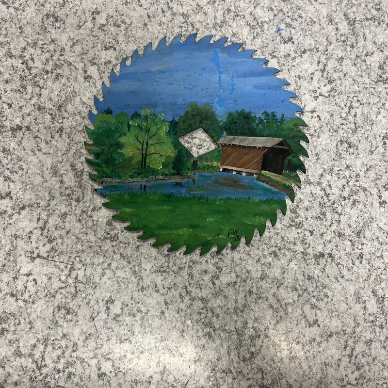 Painted Saw Blade