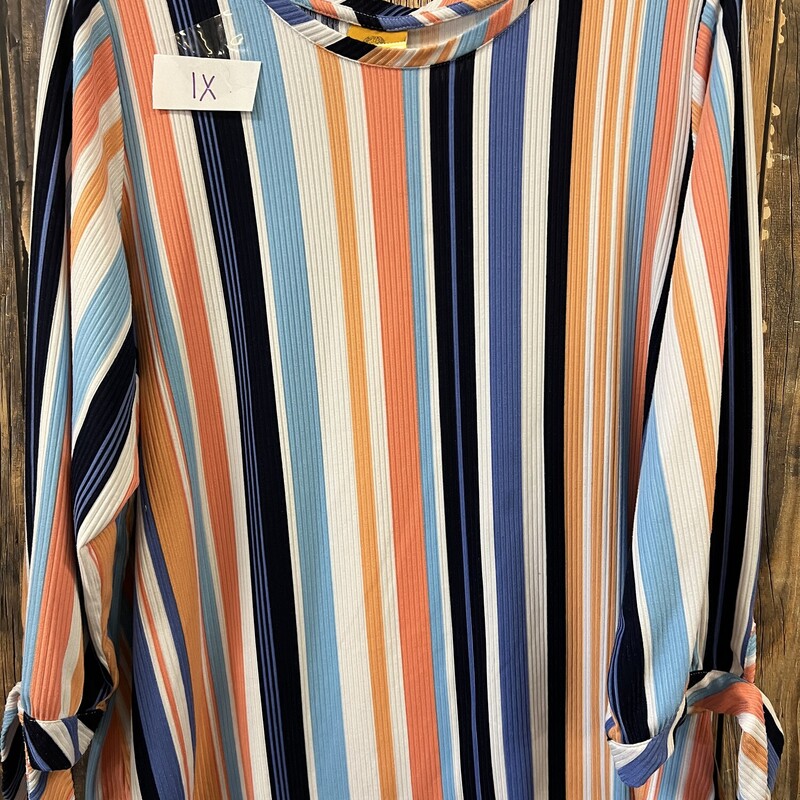 Blue/orange Tie Sleeves, Size: XL