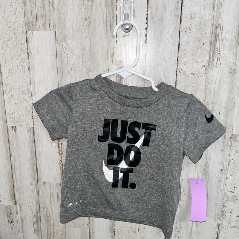 12M Grey Just Do It Tee