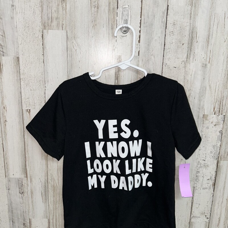 5T Look Like My Daddy Tee, Black, Size: Boy 5-8