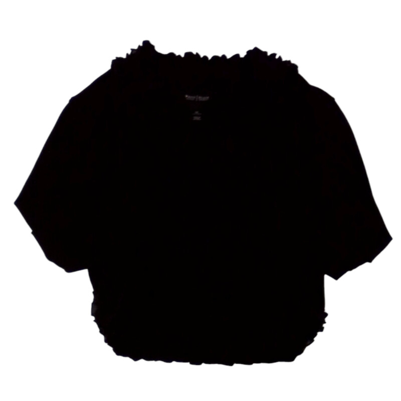 Sweater (Black/Ruffles)