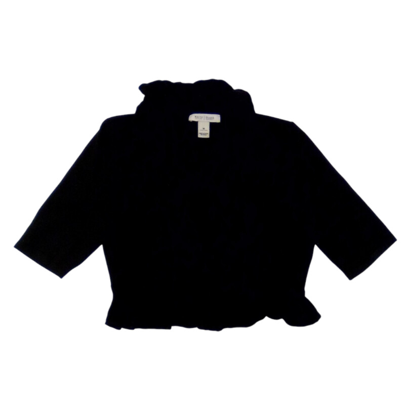 Sweater (Black/Ruffles)