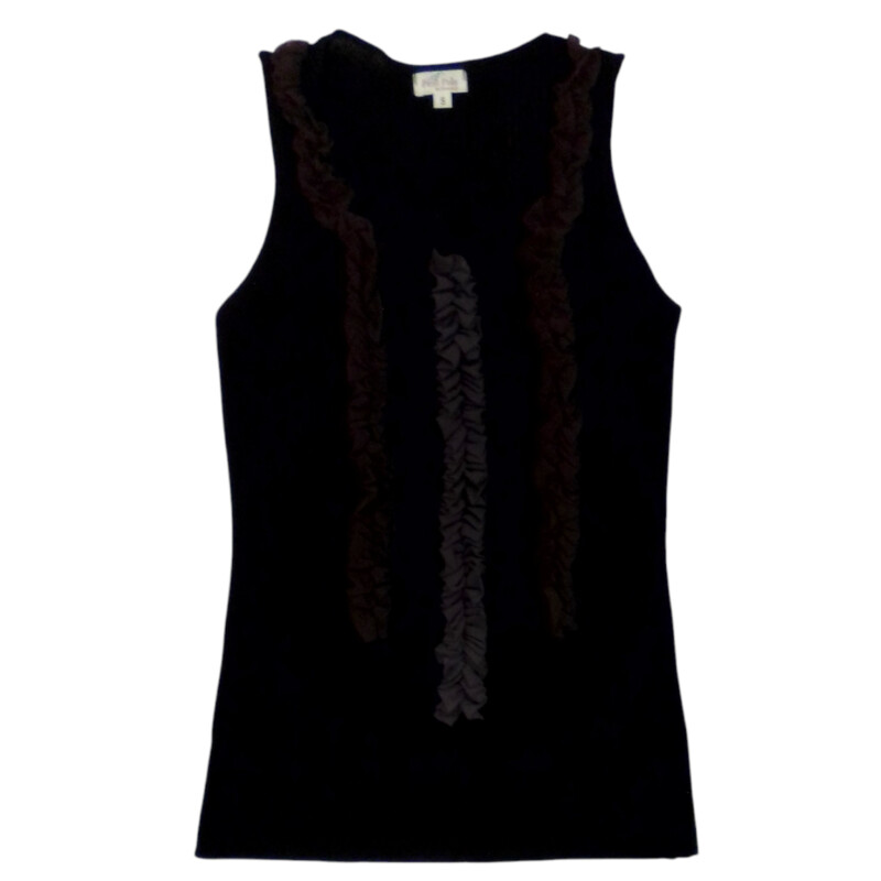 Tank (Black/Ruffles)