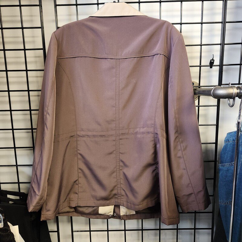 Alia Jacket, Taupe, Size: XL