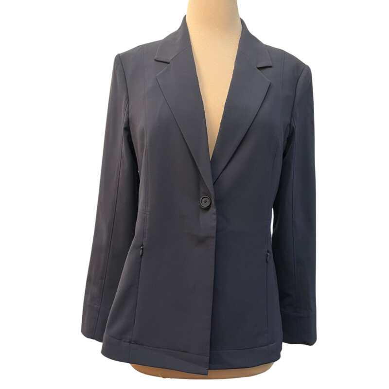 MM Lafleur Blazer Set<br />
Blazer is Gorgeous with Zippered Pockets<br />
Oants have a Drawstring Waist<br />
Color: Gray<br />
Size: Medium