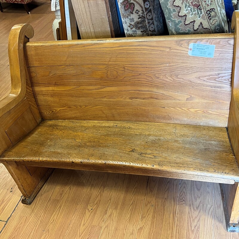 Antique Church Pew