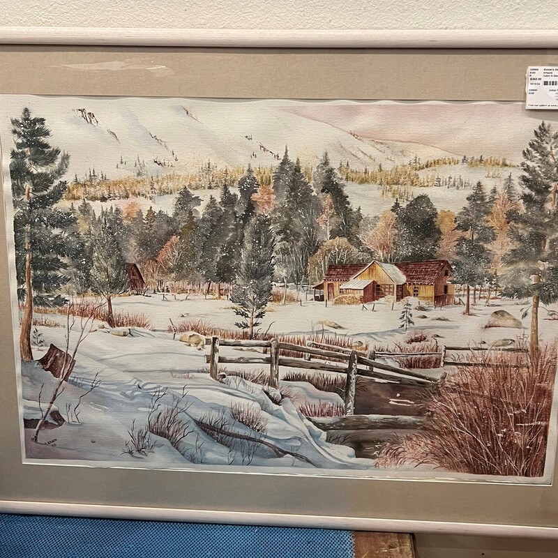 Cabin In Steamboat, Original, Watercolor
42in x 33in