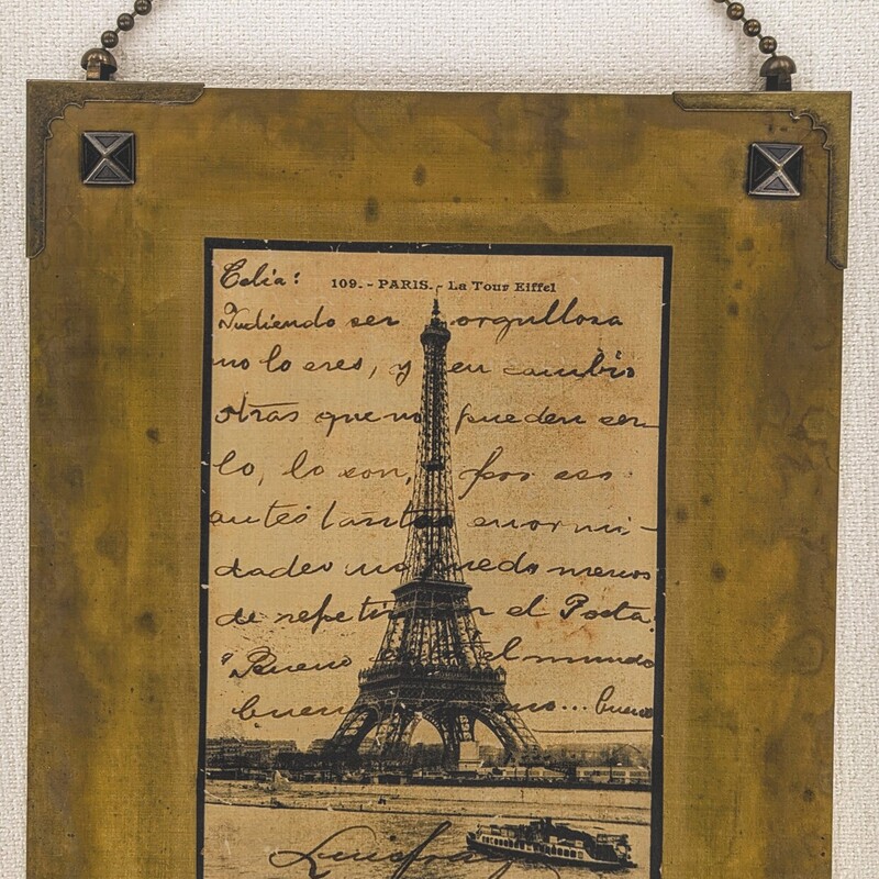 Mesh Paris Canvas Art
Green Black
Size: 11x14H