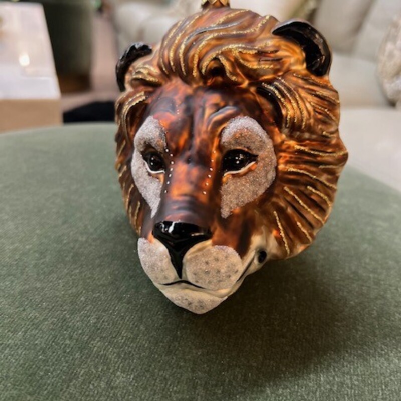 Lion Head Ornament