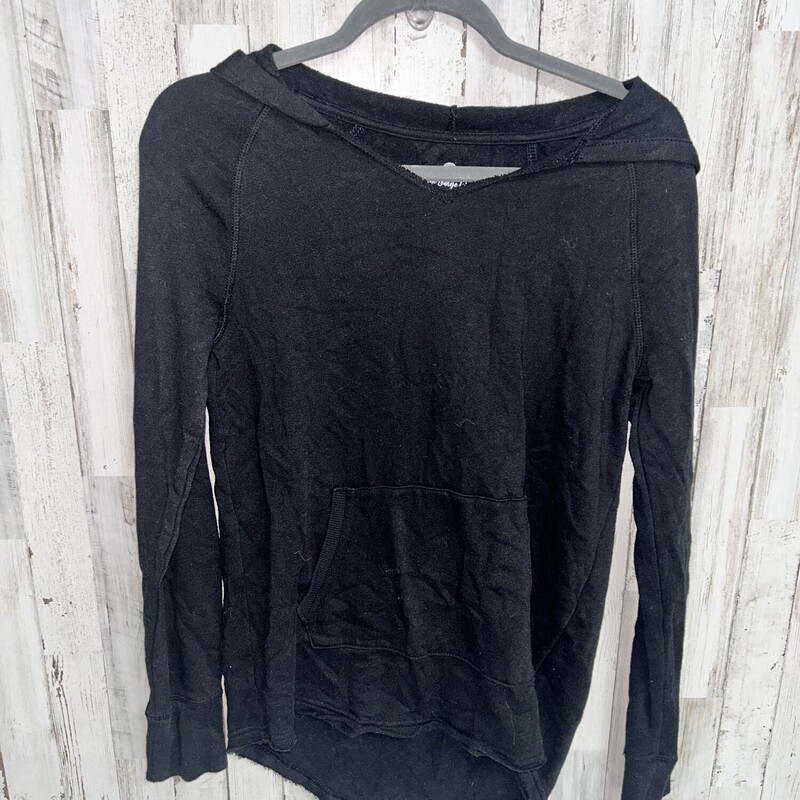 S Black Hooded Sweatshirt