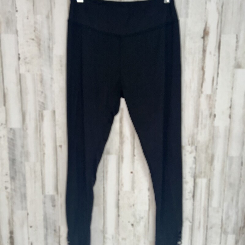 L Black Cut Out Leggings