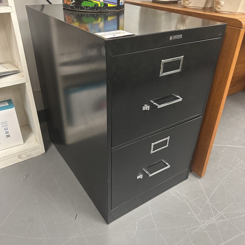 Black File Cabinet