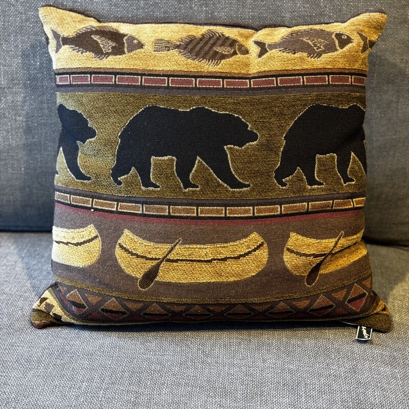 Newport Bear Pillow