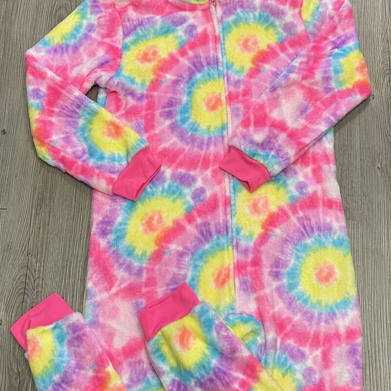 CP Tie Dye Onesie, Neon, Size: 10-12Y