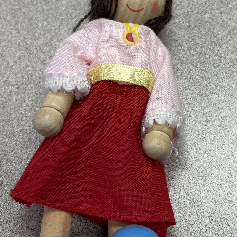 Wooden Doll Princess