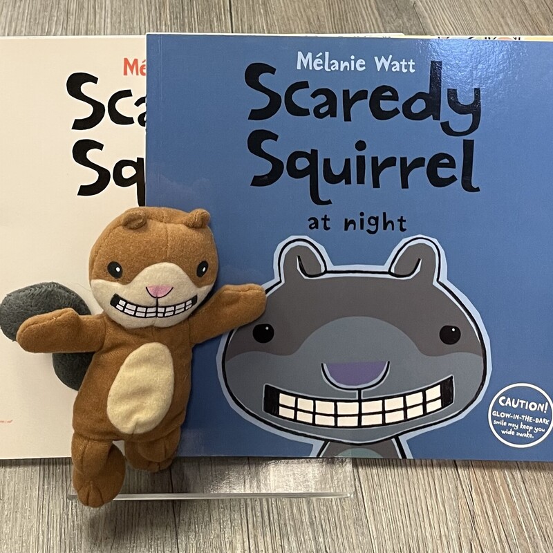 Scaredy Squirrel Set, Multi, Size: Paperback
Includes two books and one finger puppet.