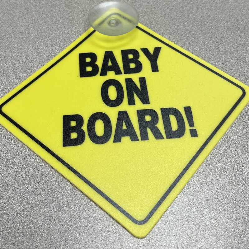 Baby On Board Car Sign