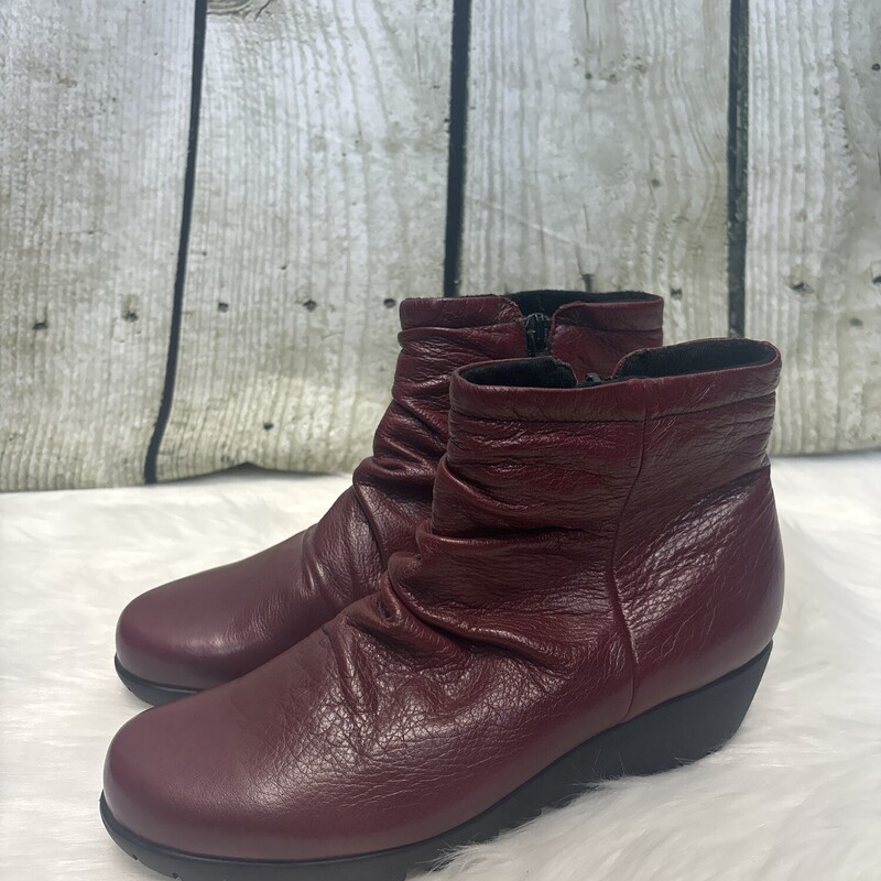 Munroe, Burgundy, Size: 36