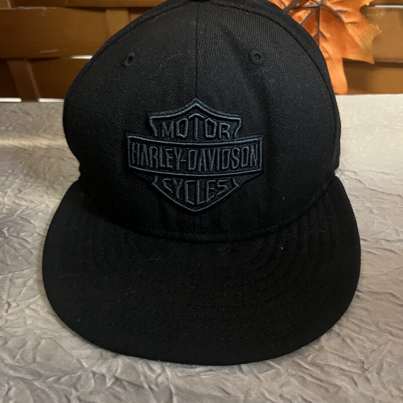 Black Harley Hat