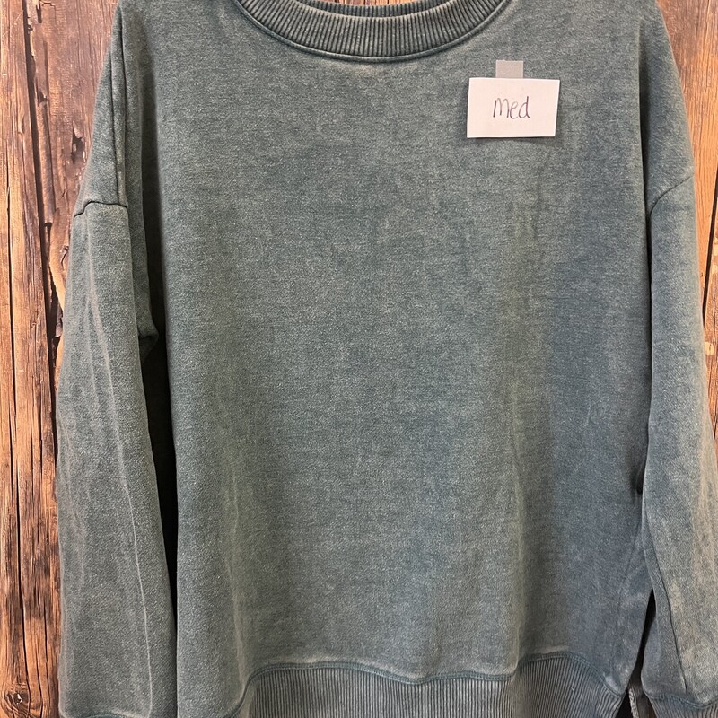 Green Sweatshirt, Size: Med