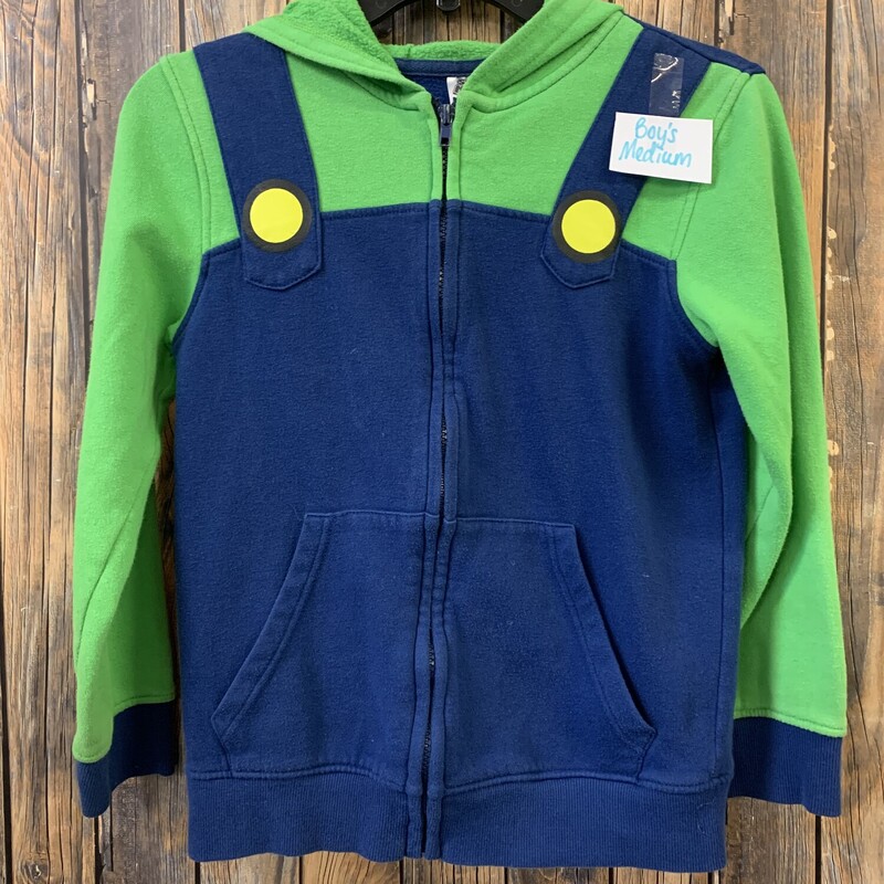 Mario-Luigi Hoodie, Size: M