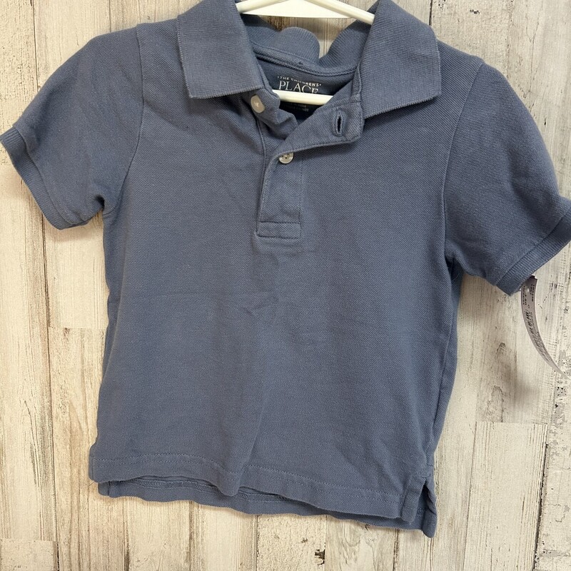 2T Drk Cobalt Polo, Blue, Size: Boy 2T-4T