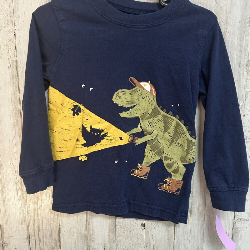 3T Navy Dino Longsleeve