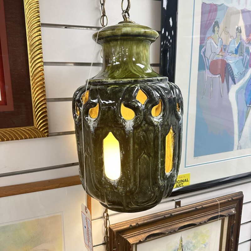 Vtg MCM Swag Lamp