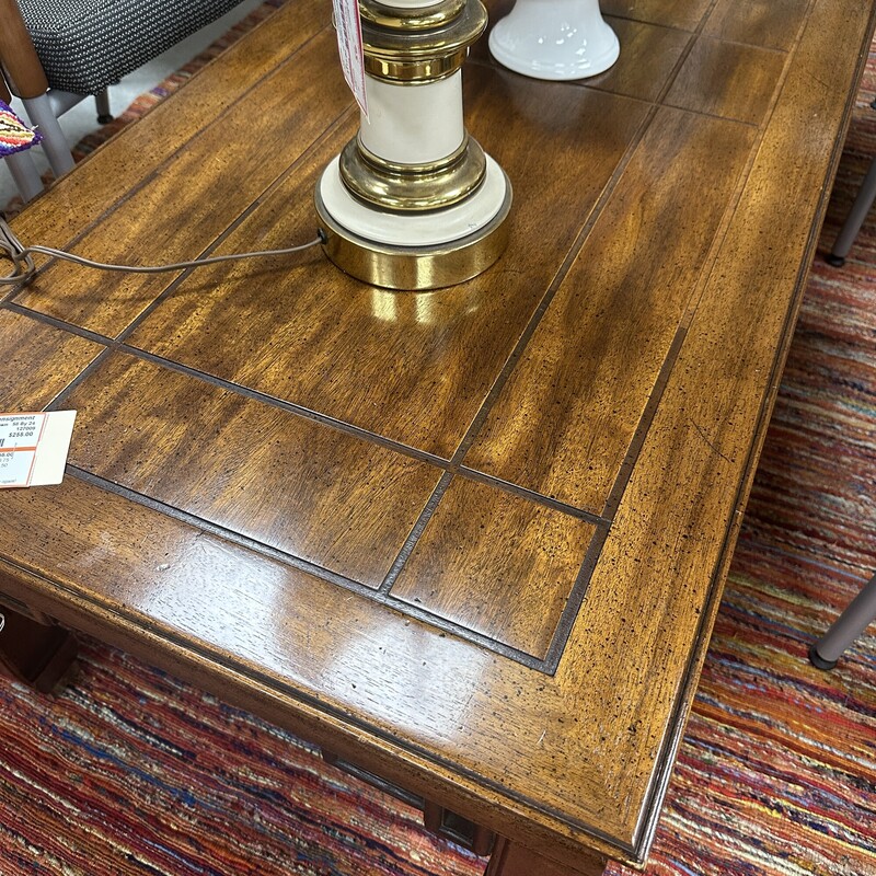 Wood Coffee Table, Brown<br />
Size: 58x24