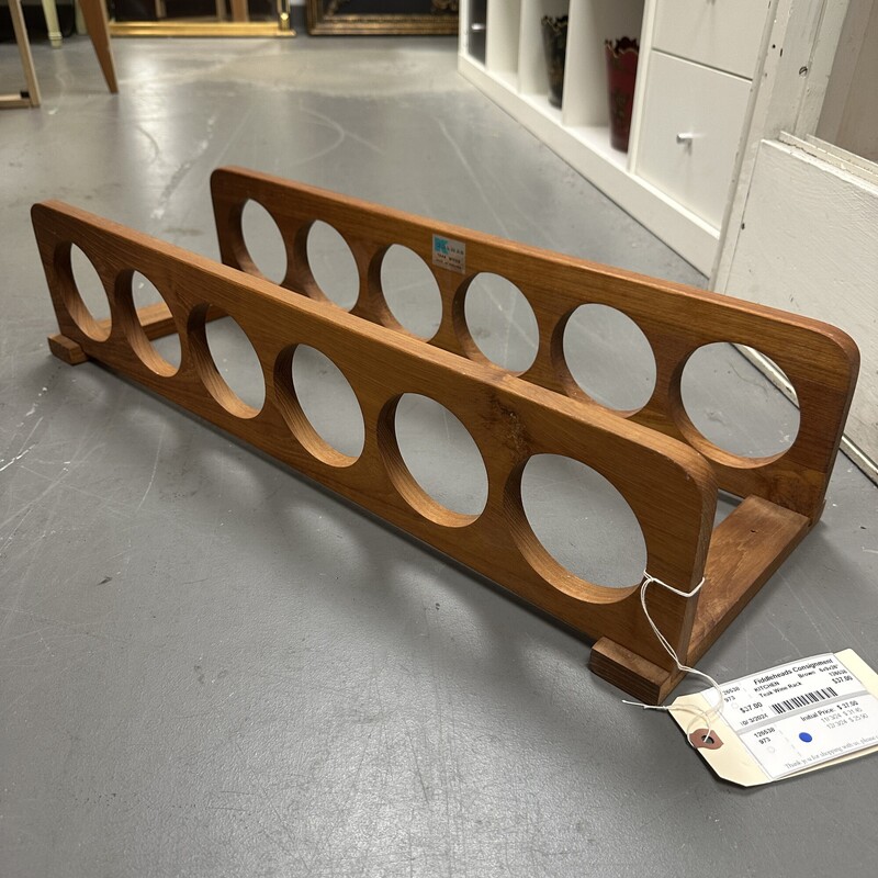 Teak Wine Rack