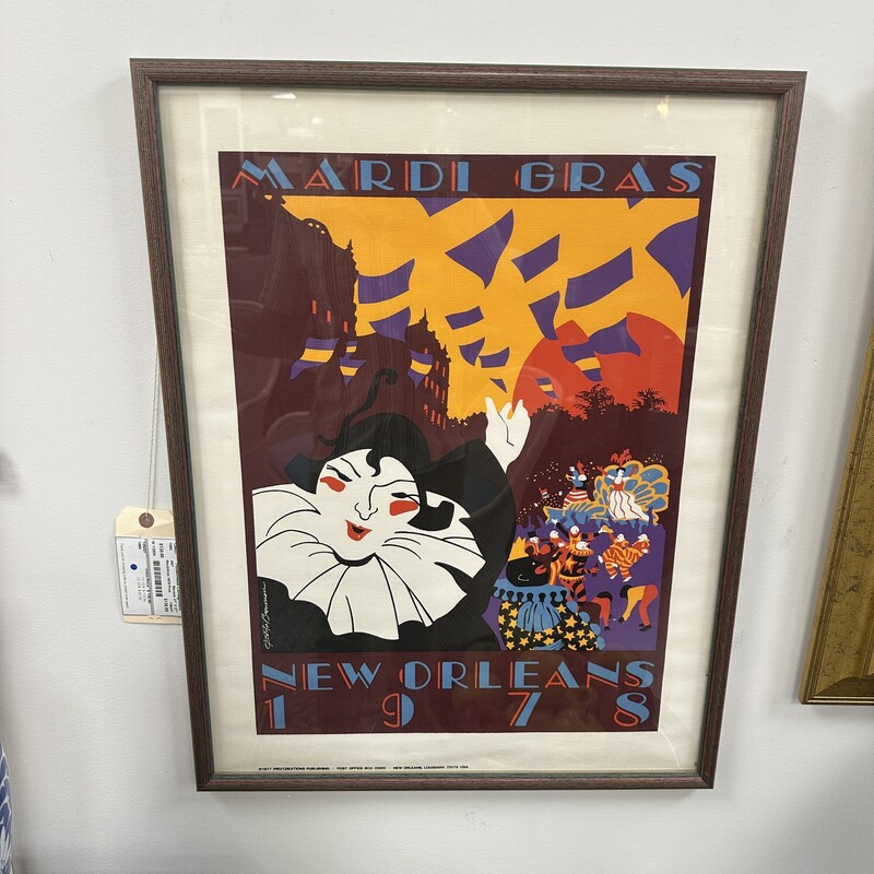 MardiGras 1978 Print