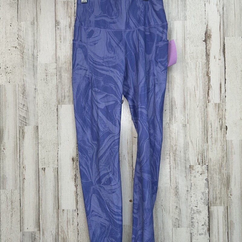 7/8 Purple Printed Leggin