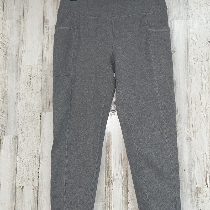 7/8 Grey Pocket Leggings