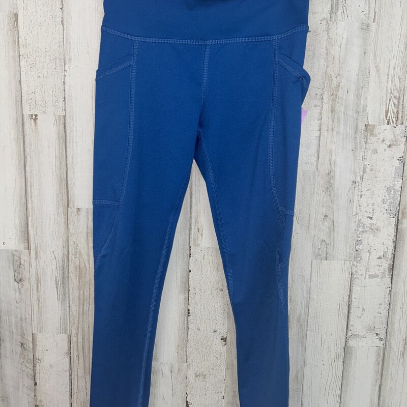 6/6X Blue Pocket Leggings, Blue, Size: Girl 6/6x