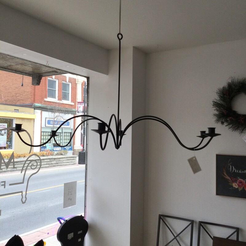 Iron Hanging Candle Holde