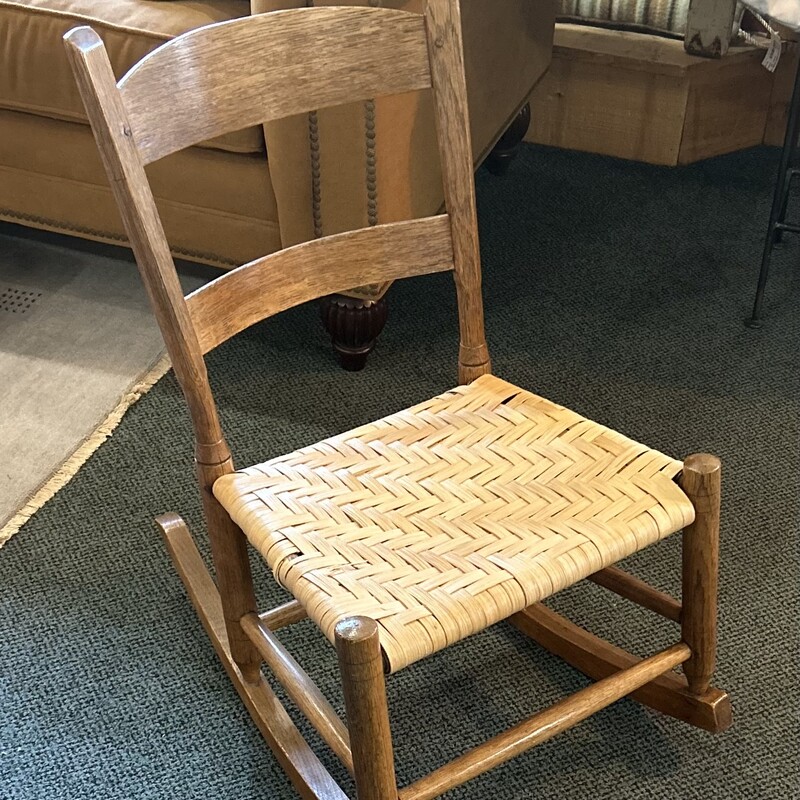 Child Rocker Cane Weave