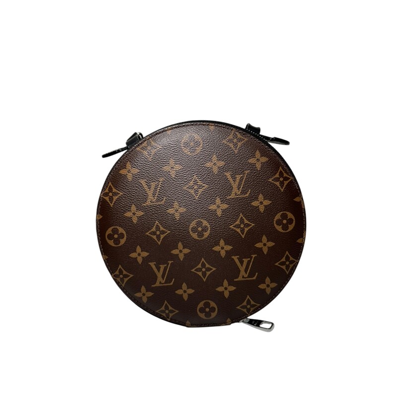 Louis Vuitton Audio Case<br />
 Monogram<br />
 Size: OS<br />
<br />
Date Code: Chipped<br />
<br />
Dimensions:<br />
Length: 8.00 in<br />
Height: 8.00 in<br />
Width: 2.75 in<br />
Drop: 1.00 in<br />
<br />
Does not come with original dust bag or box.