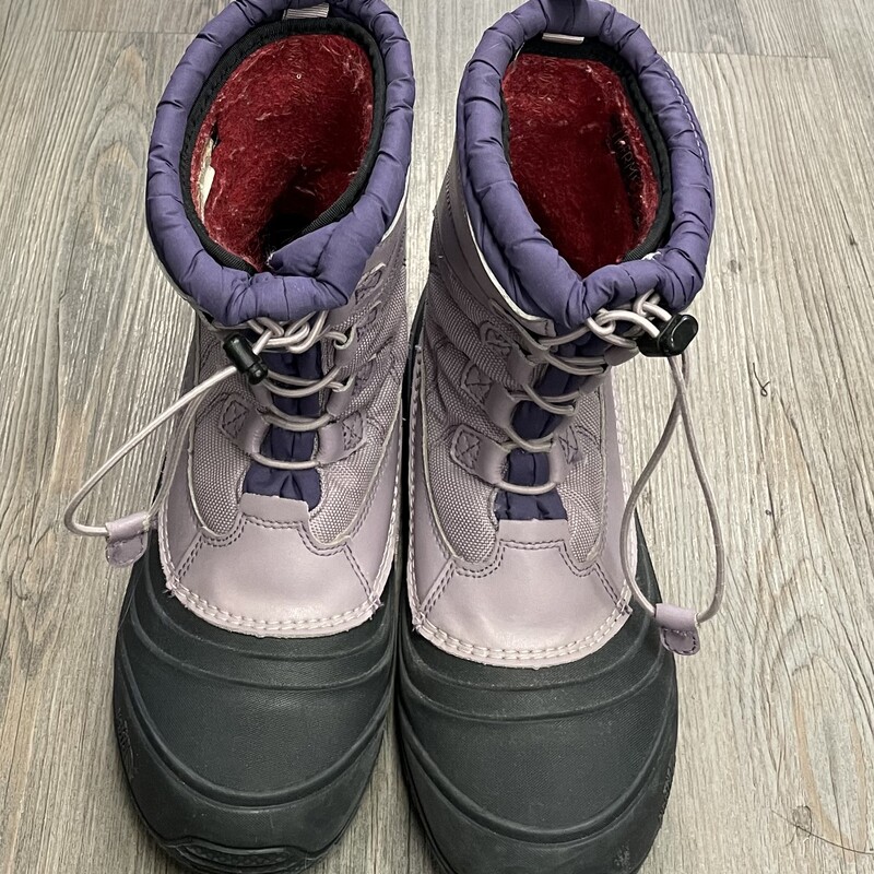 Northface Winter Boots, Lavander, Size: 6Y