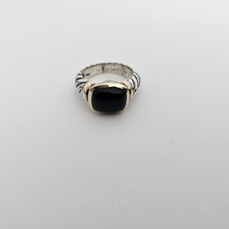 David Yurman Onyx, 14k/925, Size: 5