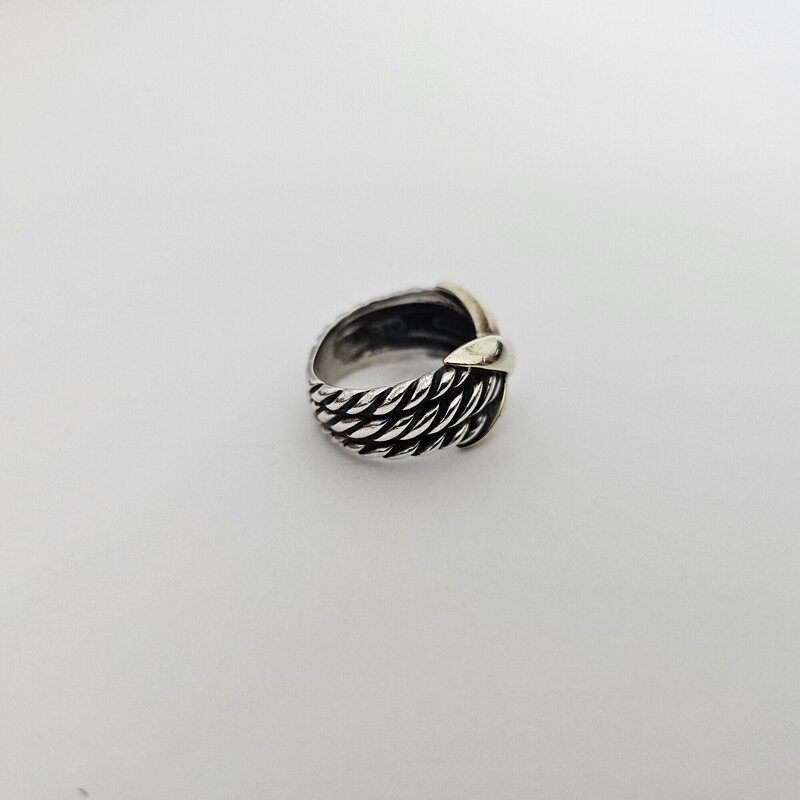 David Yurman Crossover, 14k/925, Size: 5