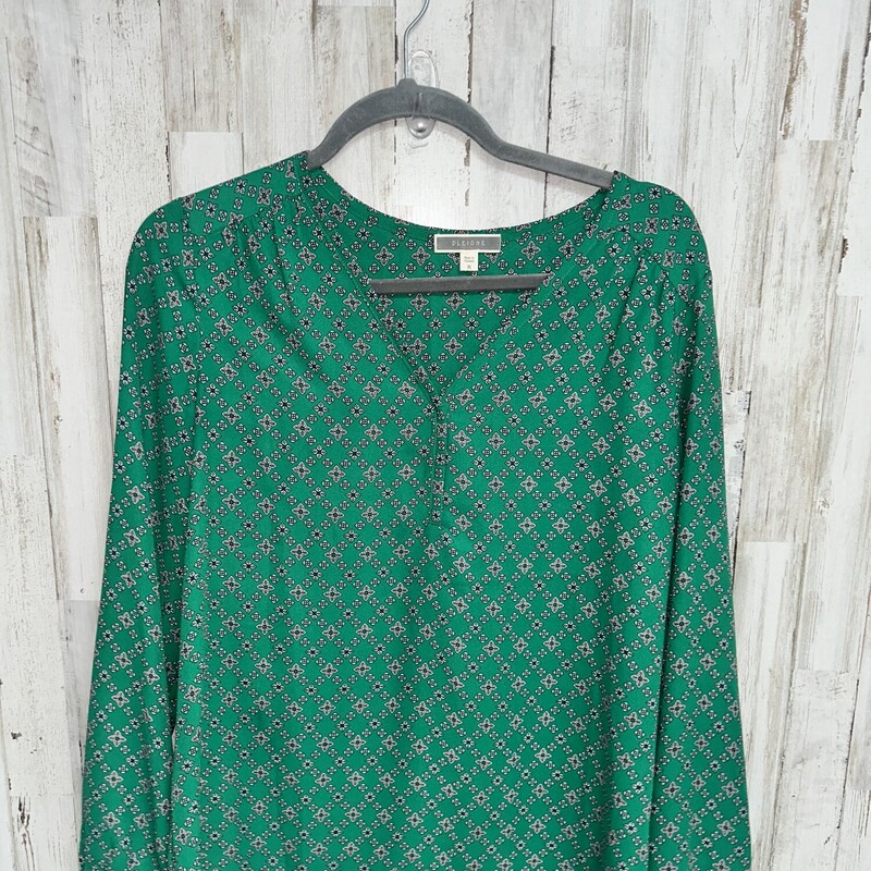 M Green Printed Blouse