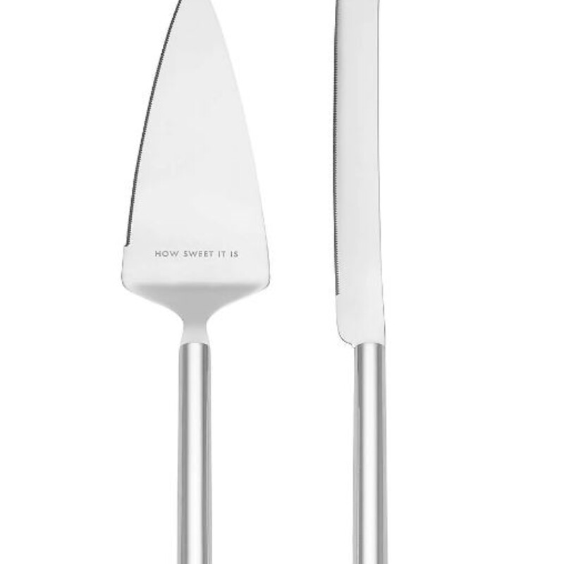 2 Kate Spade Take The Cake Serve Utensils
How Sweet It Is
Silver and Blue
 Size: 2.5x12H