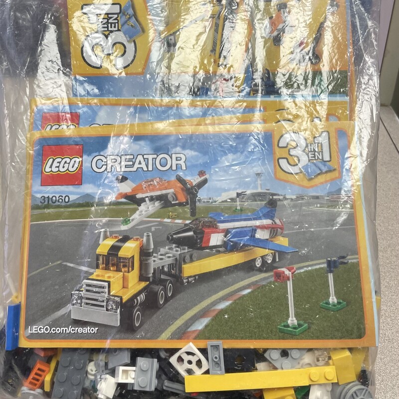 Lego 31060 Creator, Multi, Size: AS IS
Manual Included