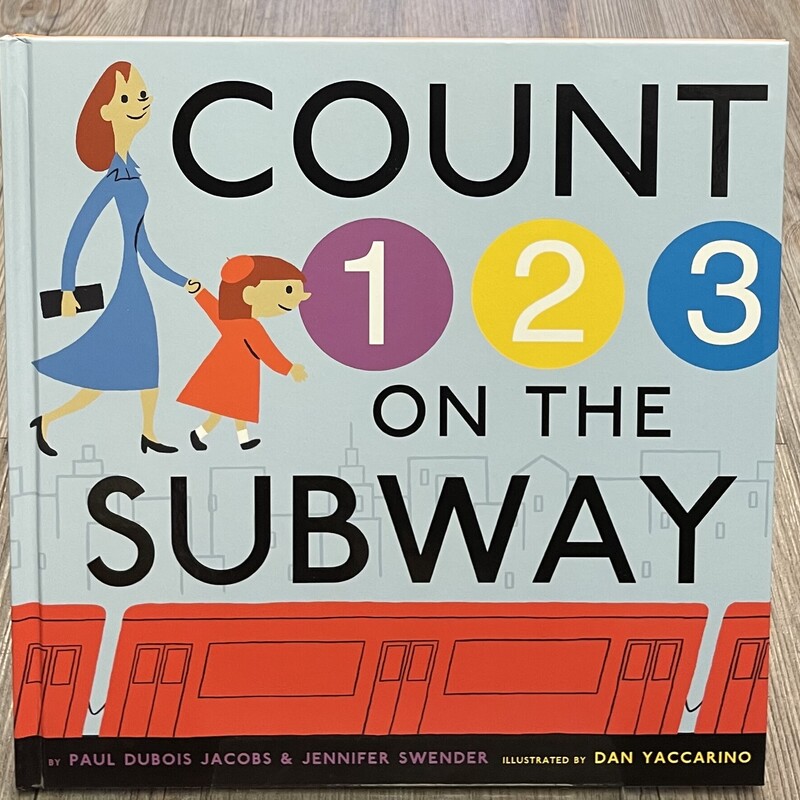 Count 123 On The Subway, Multi, Size: Hardcover