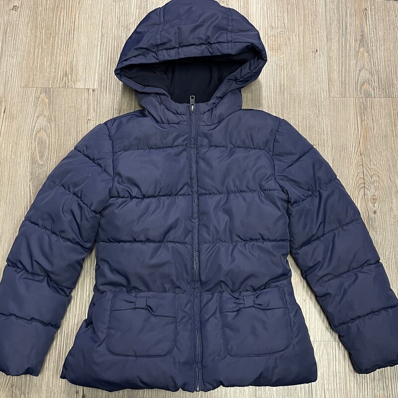 Gymboree Girls Winter Jacket, Navy, Size: 7-8Y