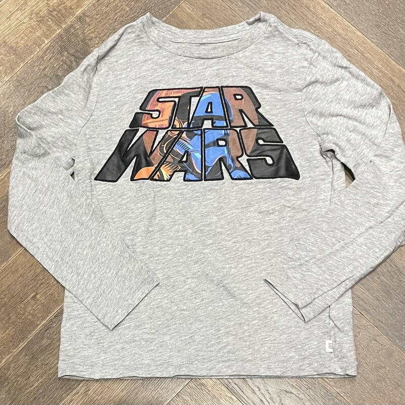 Gap LS Tee, Grey, Size: 6-7Y