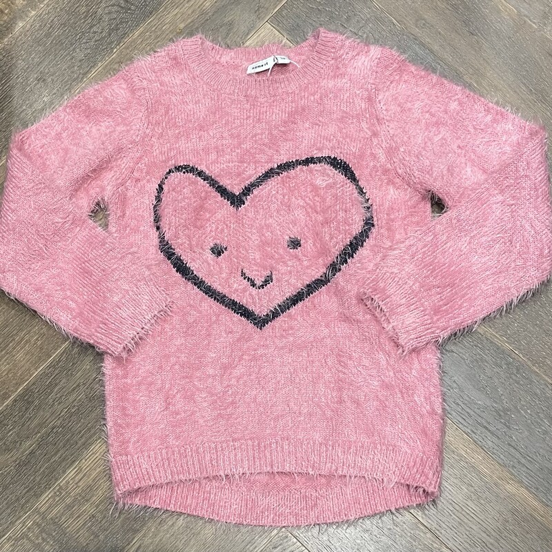 Name It Fuzzy Sweater, Pink, Size: 5Y