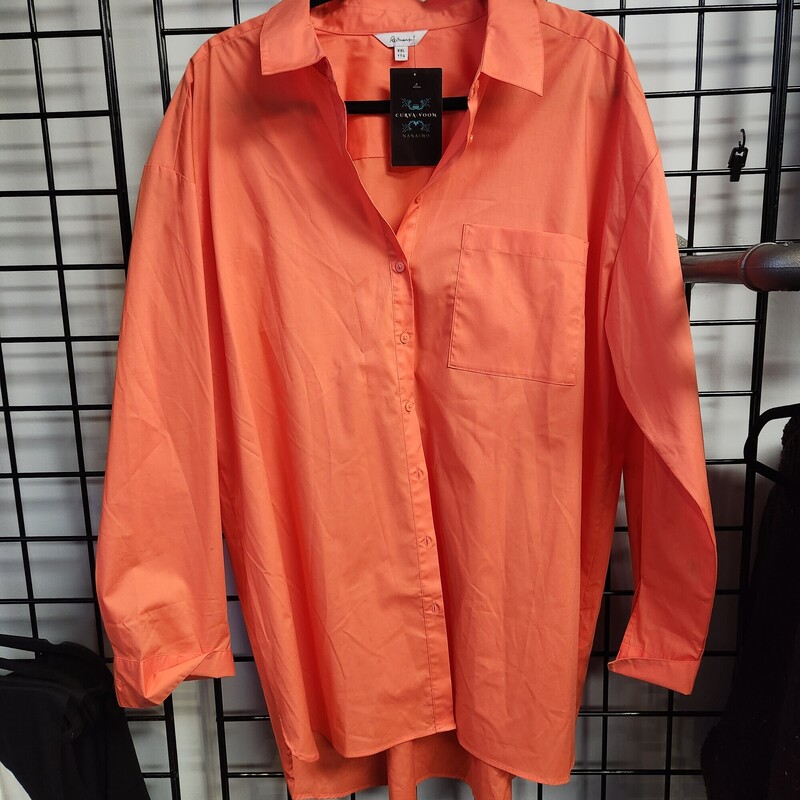 Reitmans Shirt, Orange, Size: XXL