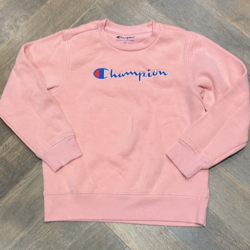 Champion Sweatshirt, Coral, Size: 6Y